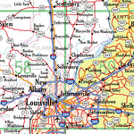 Indiana Atlas & Gazetteeer Highway Map Preview 3
