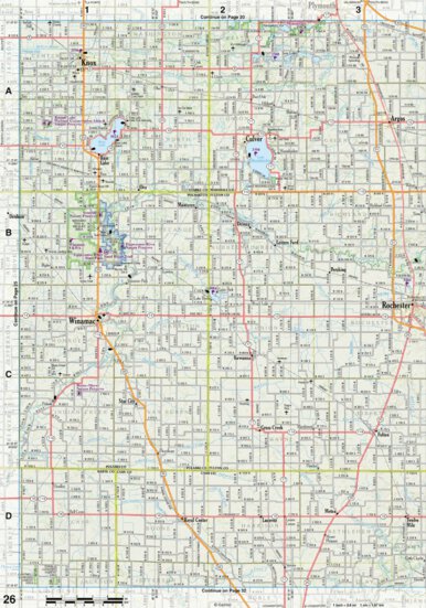 Indiana Atlas & Gazetteeer Page 26 Preview 1