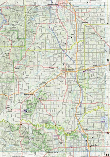 Indiana Atlas & Gazetteeer Page 51 Preview 1