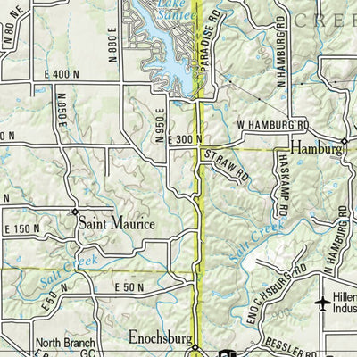 Indiana Atlas & Gazetteeer Page 46 Preview 3