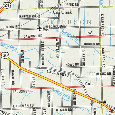 Indiana Atlas & Gazetteeer Page 29 Preview 2