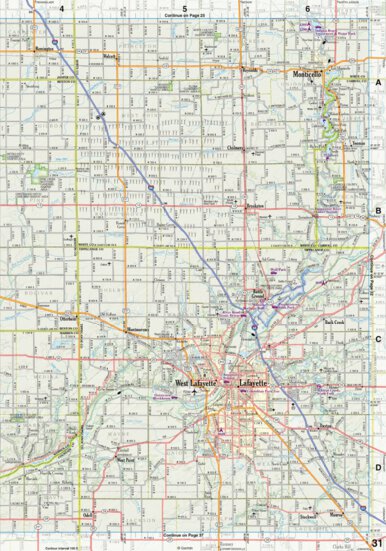 Indiana Atlas & Gazetteeer Page 31 Preview 1