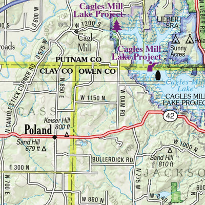 Indiana Atlas & Gazetteeer Page 43 Preview 2