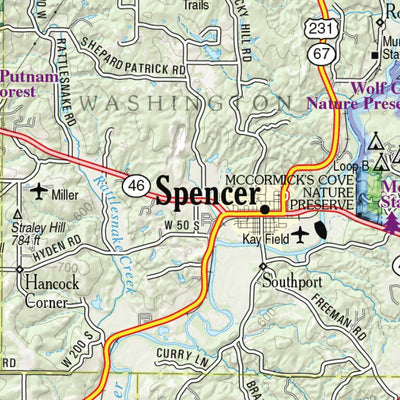 Indiana Atlas & Gazetteeer Page 43 Preview 3