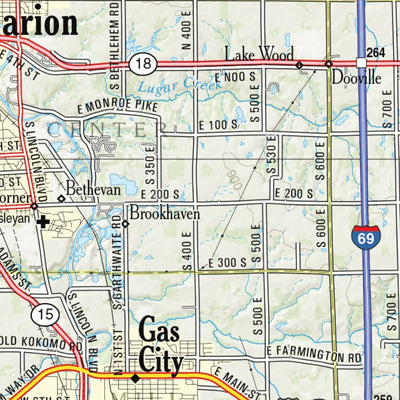 Indiana Atlas & Gazetteeer Page 34 Preview 3