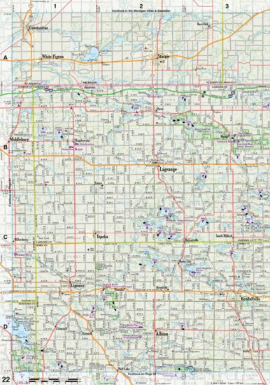 Indiana Atlas & Gazetteeer Page 22 Preview 1