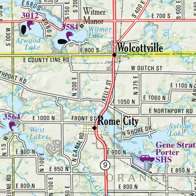 Indiana Atlas & Gazetteeer Page 22 Preview 3