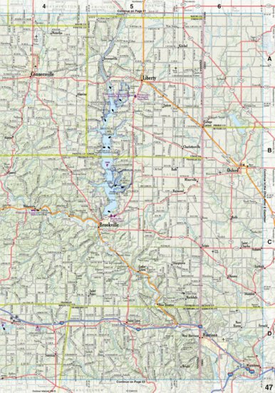 Indiana Atlas & Gazetteeer Page 47 Preview 1