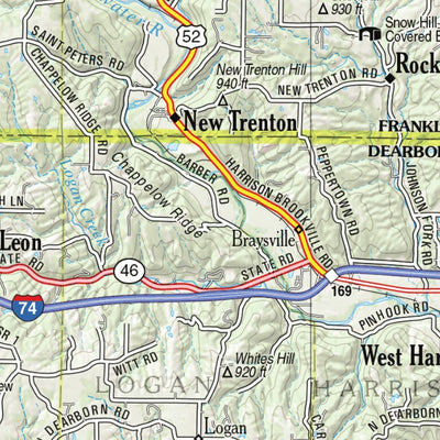 Indiana Atlas & Gazetteeer Page 47 Preview 3