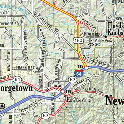 Indiana Atlas & Gazetteeer Page 58 Preview 3