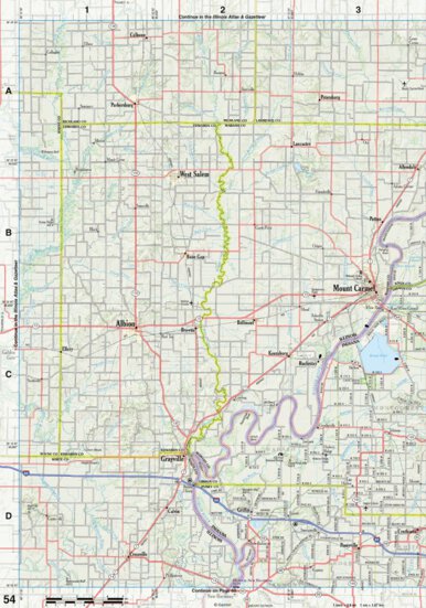 Indiana Atlas & Gazetteeer Page 54 Preview 1