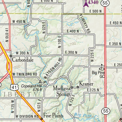 Indiana Atlas & Gazetteeer Page 30 Preview 3