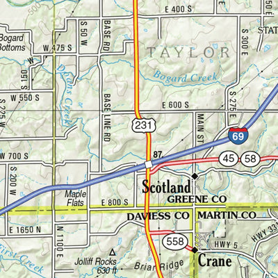 Indiana Atlas & Gazetteeer Page 49 Preview 2