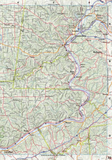 Indiana Atlas & Gazetteeer Page 53 Preview 1