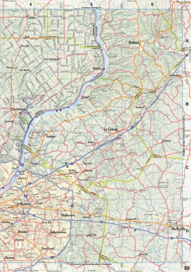 Indiana Atlas & Gazetteeer Page 59 Preview 1