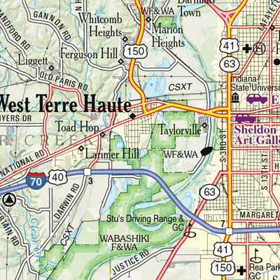 Indiana Atlas & Gazetteeer Page 42 Preview 2