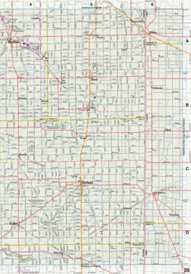 Indiana Atlas & Gazetteeer Page 35 Preview 1