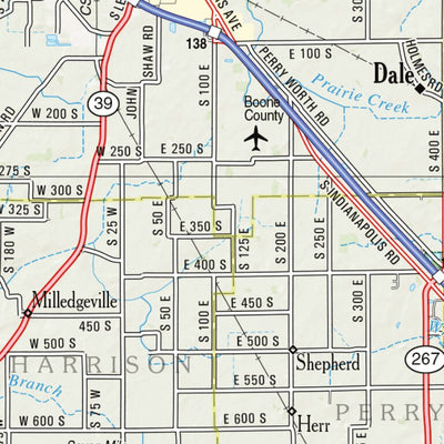 Indiana Atlas & Gazetteeer Page 38 Preview 2