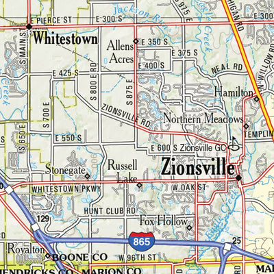 Indiana Atlas & Gazetteeer Page 38 Preview 3