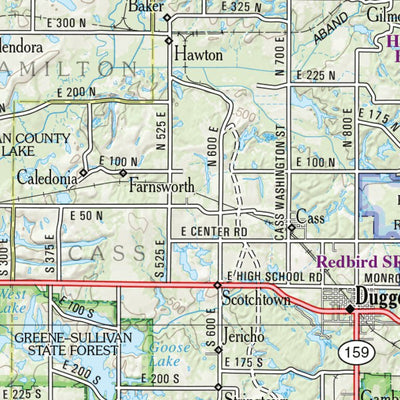 Indiana Atlas & Gazetteeer Page 48 Preview 3