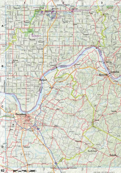 Indiana Atlas & Gazetteeer Page 62 Preview 1