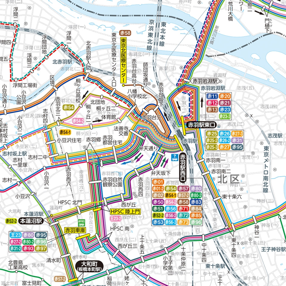 国際興業バス路線図 Map by Buyodo corp. | Avenza Maps