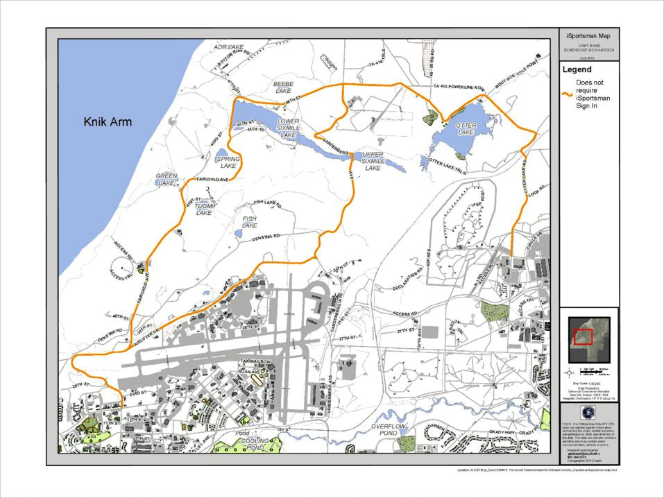 JBER Trails Map by iSportsman | Avenza Maps