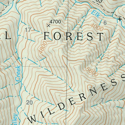 Ukonom Lake (Six Rivers Atlas) Map by US Forest Service R5 | Avenza Maps