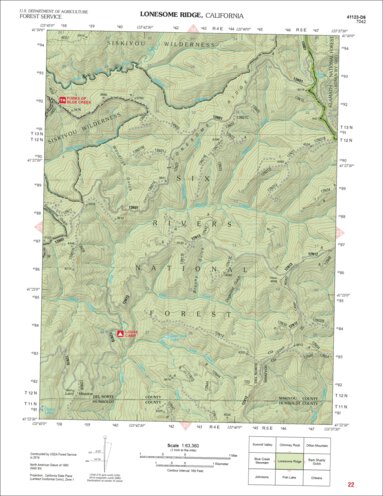 Lonesome Ridge (Six Rivers Atlas) Preview 1