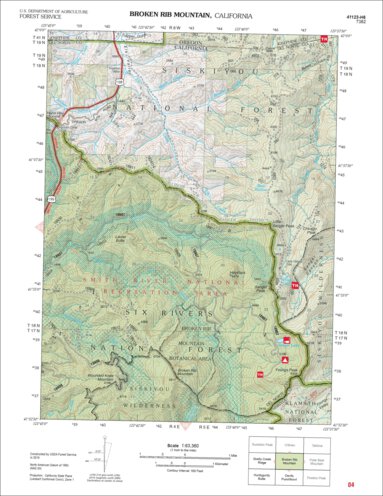 Broken Rib Mountain (Six Rivers Atlas) Preview 1