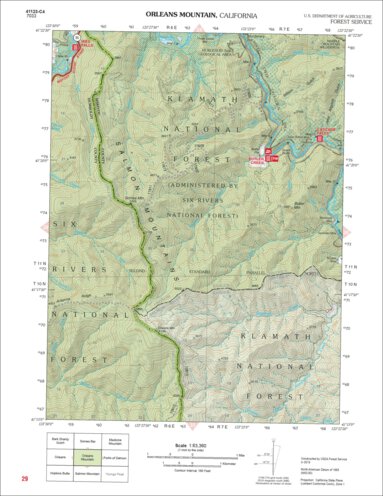 Orleans Mountain (Six Rivers Atlas) Preview 1