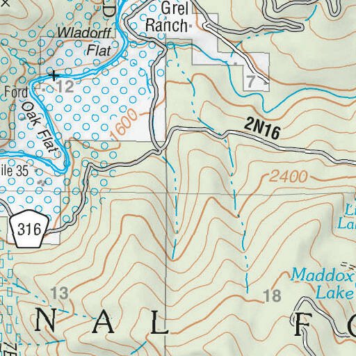 Hyampom (Six Rivers Atlas) Map by US Forest Service R5 | Avenza Maps