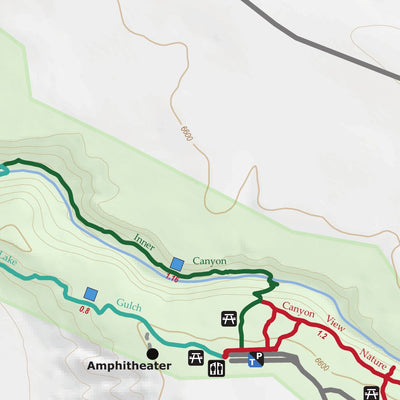 Castlewood Canyon State Park Map Preview 2