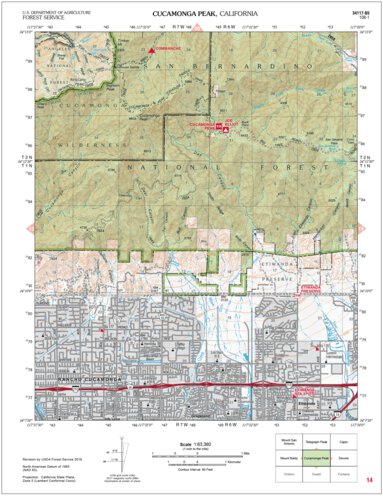 Cucamonga Peak (San Bernardino Atlas) Preview 1