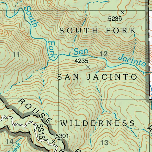 Idyllwild Map by US Forest Service R5 | Avenza Maps