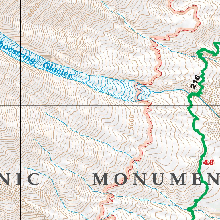 364S: Mount St. Helens Climbing, WA Map by Green Trails Maps, Inc