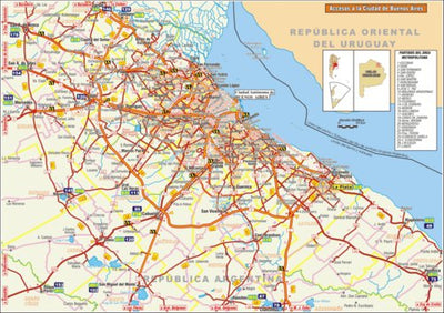 Mapa de Rutas de la Provincia de Buenos Aires Preview 3