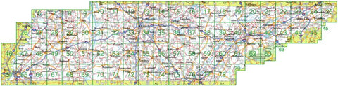 Tennessee Atlas & Gazetteer Overview Map Preview 1