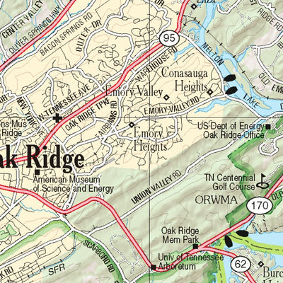 Tennessee Atlas & Gazetteer Page 40 Preview 2