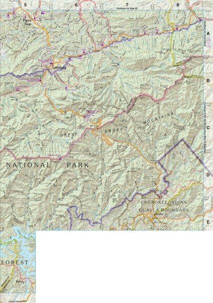 Tennessee Atlas & Gazetteer Page 63 Preview 1