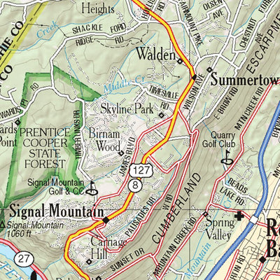 Tennessee Atlas & Gazetteer Page 76 Preview 3