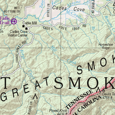 Tennessee Atlas & Gazetteer Page 62 Preview 2