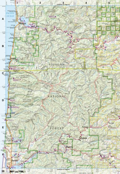 Oregon Atlas & Gazetteer Page 38 Preview 1