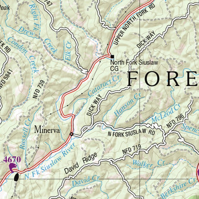 Oregon Atlas & Gazetteer Page 38 Preview 3