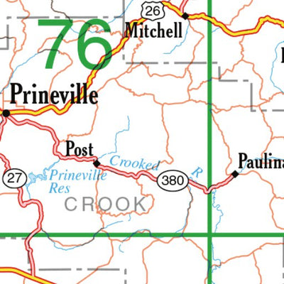 Oregon Atlas & Gazetteer Overview Map Preview 2