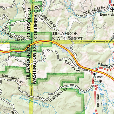 Oregon Atlas & Gazetteer Page 21 Preview 2