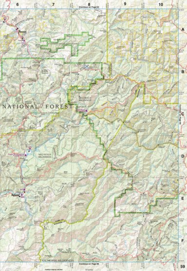 Oregon Atlas & Gazetteer Page 59 Preview 1