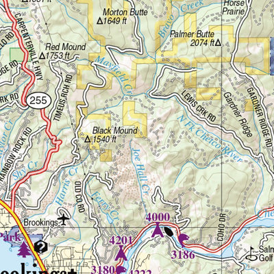 Oregon Atlas & Gazetteer Page 65 Preview 3