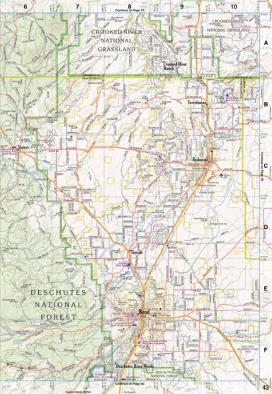 Oregon Atlas & Gazetteer Page 43 Preview 1