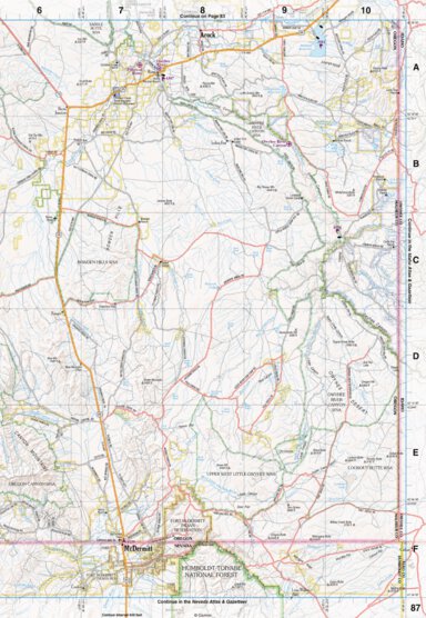 Oregon Atlas & Gazetteer Page 87 Preview 1